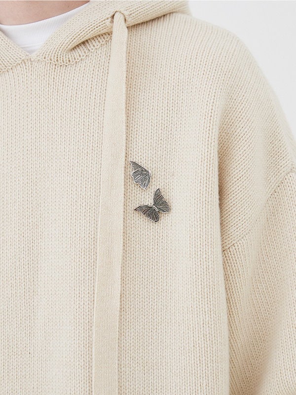★SEVENTEEN ジョンハン★IEY★BUTTERFLY LAMBSWOOL HOODIE KNIT ☆SEVENTEEN ジョンハン☆IEY☆BUTTERFLY LAMBSWOOL HOODIE KNIT