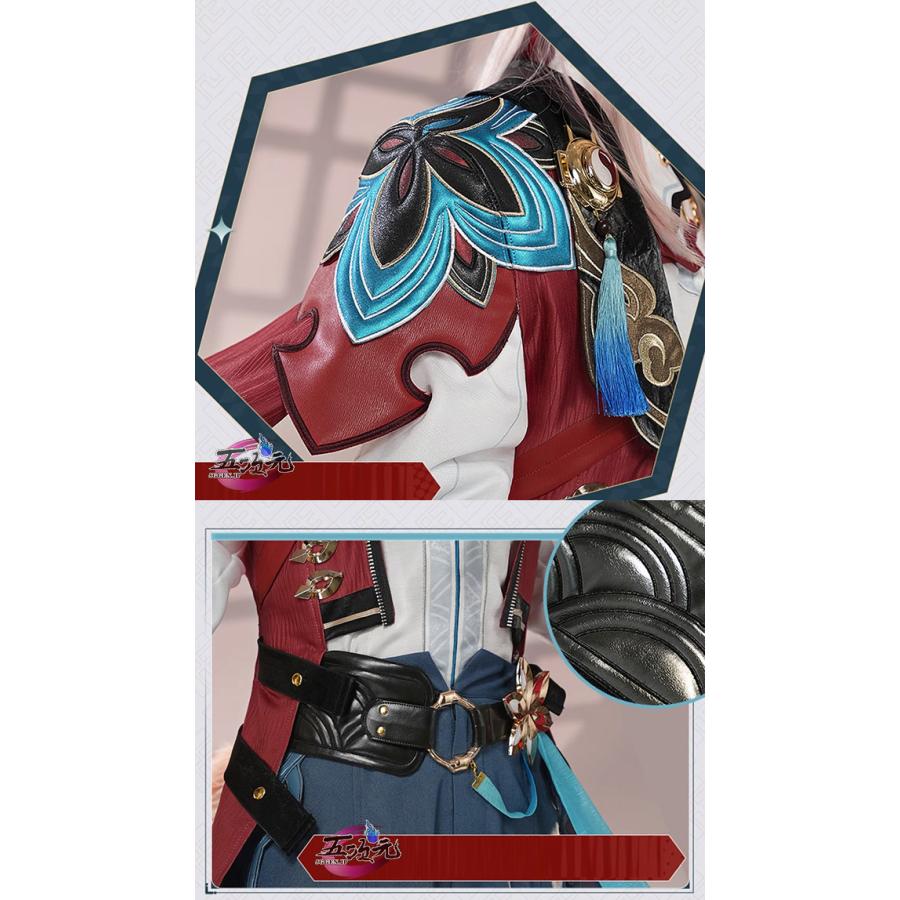 三分妄想 崩壊スターレイル コスプレ スタレ 椒丘 しょうきゅう 衣装 ウィッグ 靴 扇子 追加可能 三分妄想 崩壊スターレイル コスプレ スタレ 椒丘 しょうきゅう 衣装 ウィッグ 靴 扇子 追加可能