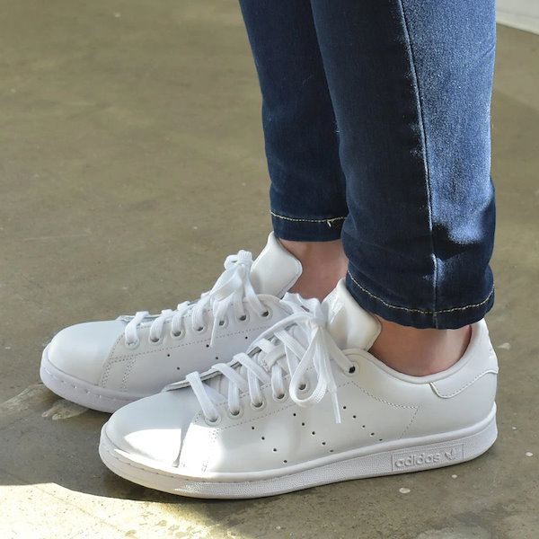 Qoo10] adidas オリジナルス スタンスミス 本革 S75