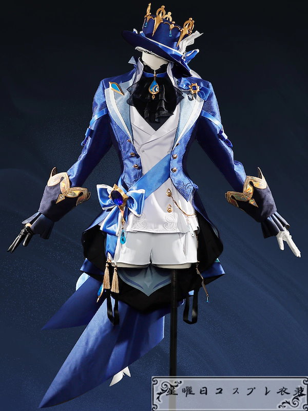 【新品未使用】 喵屋小铺 原神 フリーナ 黒/白 コスプレ衣装 原神 フリーナ コスプレ 喵屋小铺 猫屋 五次元 5次元 衣装