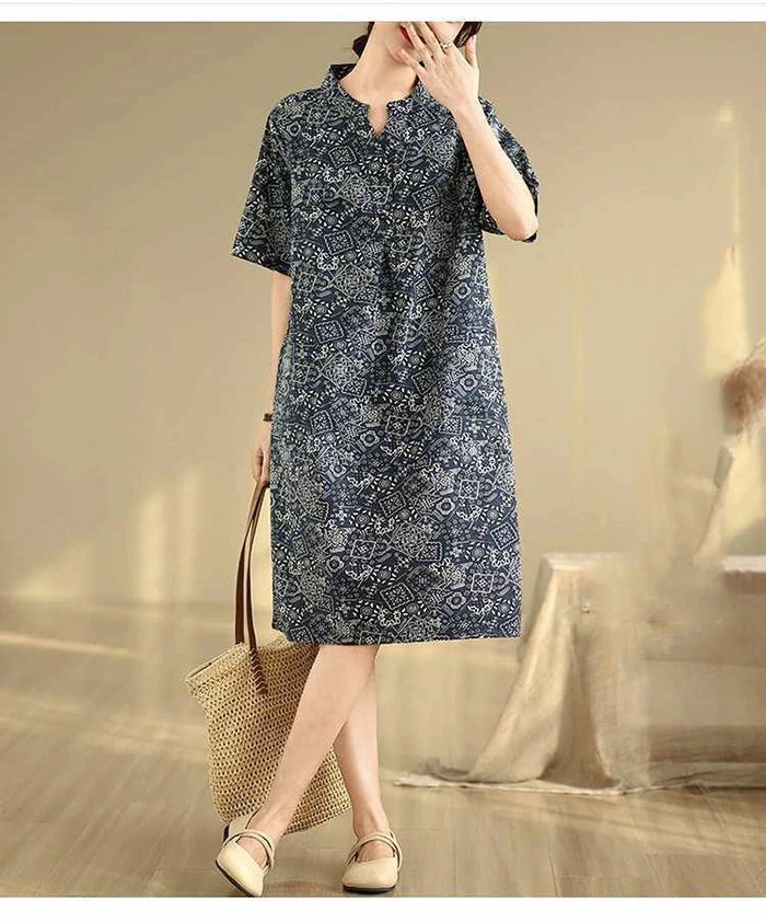 【20点セット】無料ワンピース レディース 夏 スキッパー 半袖 総柄 ミモレ丈 ワンピ リゾートワンピース 膝丈 綿麻風 ゆったり 体型カバー 着痩せ カジュアル ナチュラル 大人可愛い 森ガール 【20点セット】無料ワンピース レディース 夏 スキッパー 半袖 総柄 ミモレ丈 ワンピ リゾートワンピース 膝丈 綿麻風 ゆったり 体型カバー 着痩せ カジュアル ナチュラル 大人可愛い 森ガール