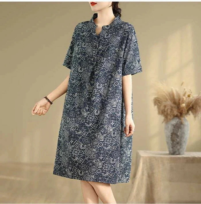 【20点セット】無料ワンピース レディース 夏 スキッパー 半袖 総柄 ミモレ丈 ワンピ リゾートワンピース 膝丈 綿麻風 ゆったり 体型カバー 着痩せ カジュアル ナチュラル 大人可愛い 森ガール 【20点セット】無料ワンピース レディース 夏 スキッパー 半袖 総柄 ミモレ丈 ワンピ リゾートワンピース 膝丈 綿麻風 ゆったり 体型カバー 着痩せ カジュアル ナチュラル 大人可愛い 森ガール