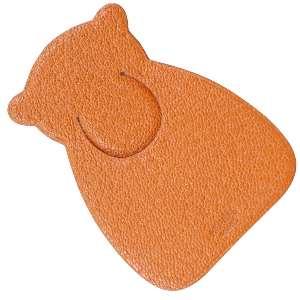 ピカブック 猿 ブックマーク その他小物 シェーブル ポティロン オレンジ ユニセックス 中古品 Aランク