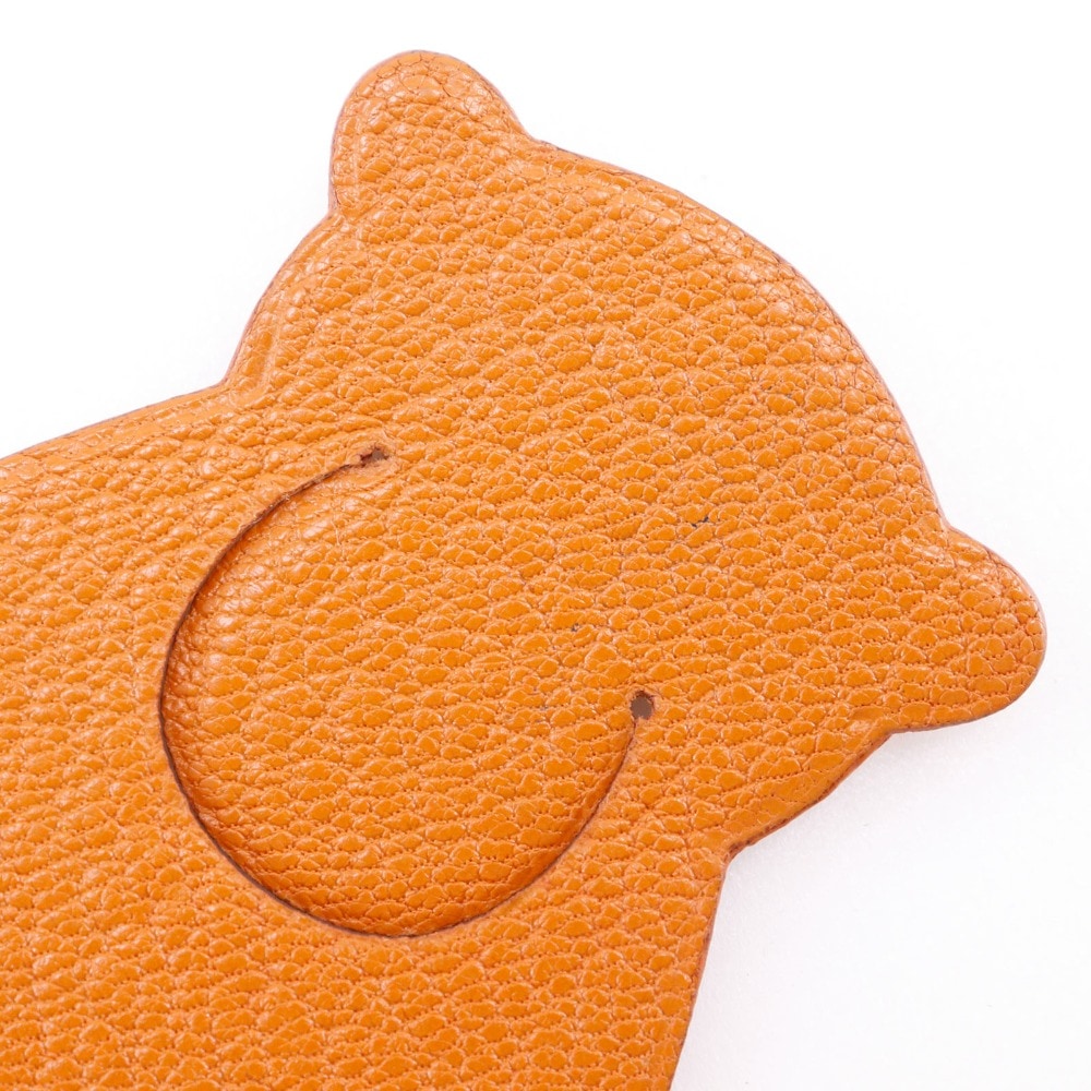 ピカブック 猿 ブックマーク その他小物 シェーブル ポティロン オレンジ ユニセックス 中古品 Aランク