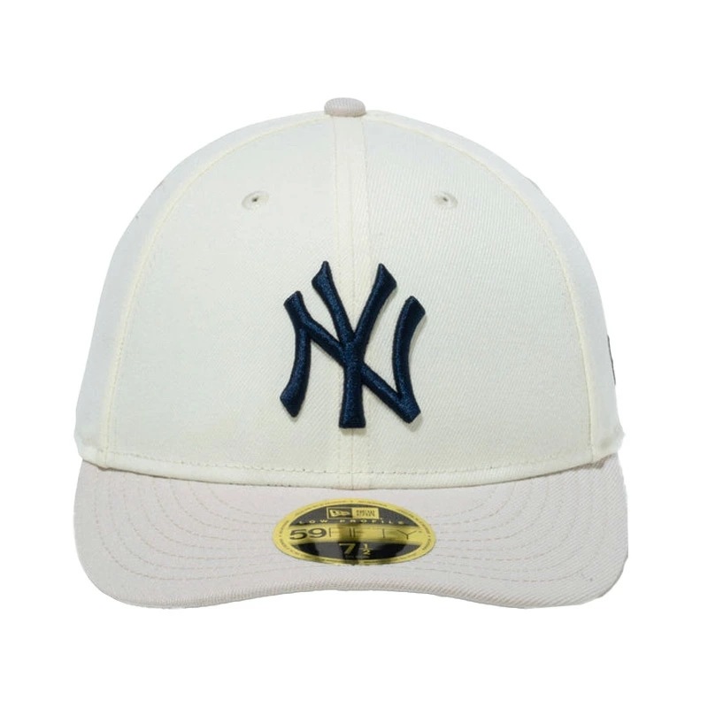 ニュー エラ NEW ERA LP 59FIFTY White Pack ニューヨークヤンキース クローム ストーンバイザー キャップ 帽子