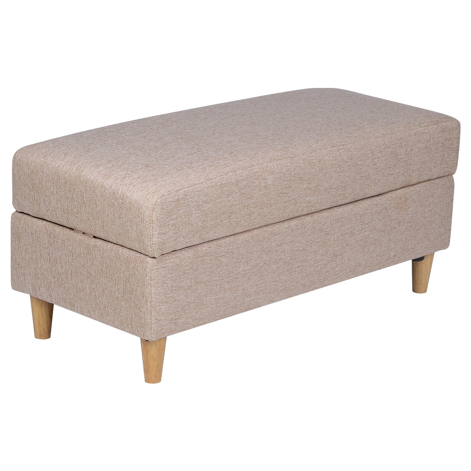 【国内出荷 - 3日配達】ソファ　ソファーベッド　カウチソファ　3人掛け　オットマン付き　多機能ソファ　左右側とも取り付けるアームレスト　たくさん収納　レイアウト自由　クッション2個556