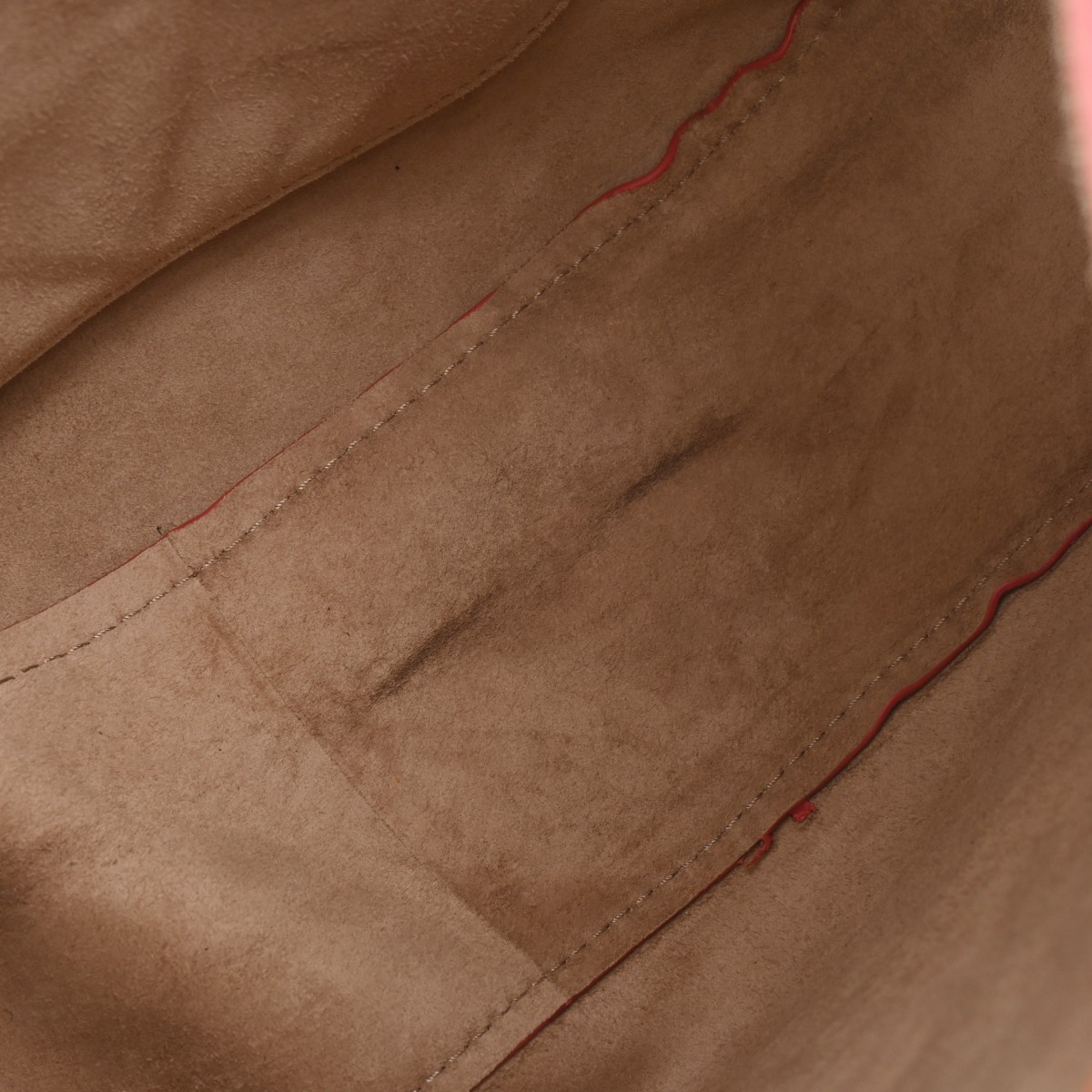 セミショルダー ピンク レディース スエード/レザー ショルダーバッグ ABランク 中古 銀蔵