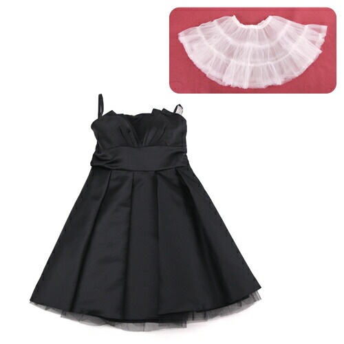 レンタル ドレス レンタル 6点セットプリンセスドレス ブラックワンピース 結婚式 二次会 謝恩会 パーティー お呼ばれ 成人式 同窓会 ドレス