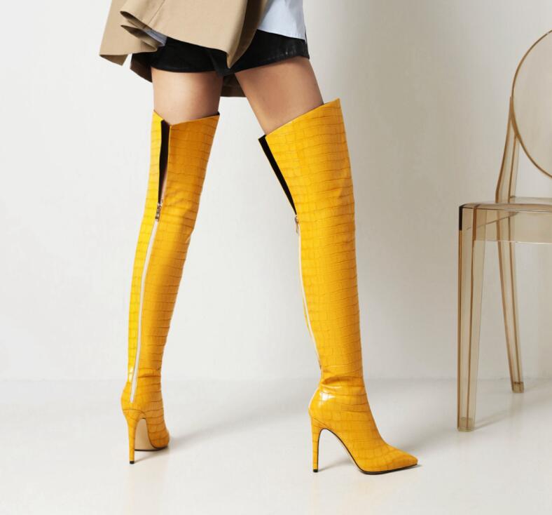 お見逃しなくレディースブーツ ニーハイブーツ エナメル 10センチ 超ハイヒール 光沢 ロング丈 秋冬 春秋 サイハイブーツ 大きいサイズ 小さいサイズ ピンヒール スーパーロングブーツ ダンス 舞台 お見逃しなくレディースブーツ ニーハイブーツ エナメル 10センチ 超ハイヒール 光沢 ロング丈 秋冬 春秋 サイハイブーツ 大きいサイズ 小さいサイズ ピンヒール スーパーロングブーツ ダンス 舞台