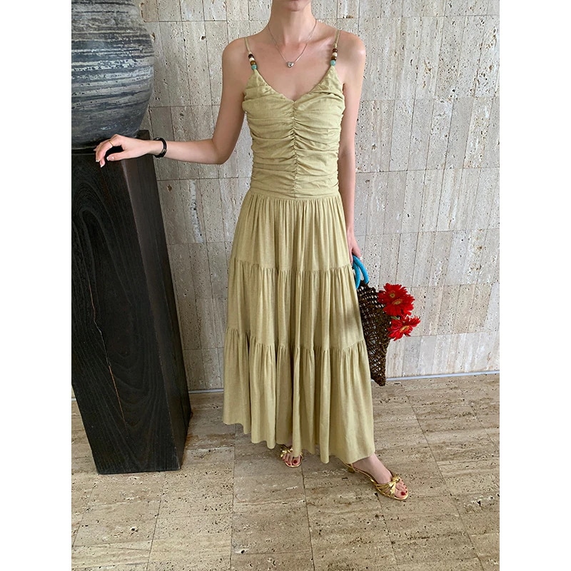 2025 新作 ワンピース 夏 半袖 長袖ワンピース ロングワンピース ロング シフォンワンピ ベアワンピ レースワンピ ドレス パーティードレス夏休み絵文字センスネックレースビーズデザイン