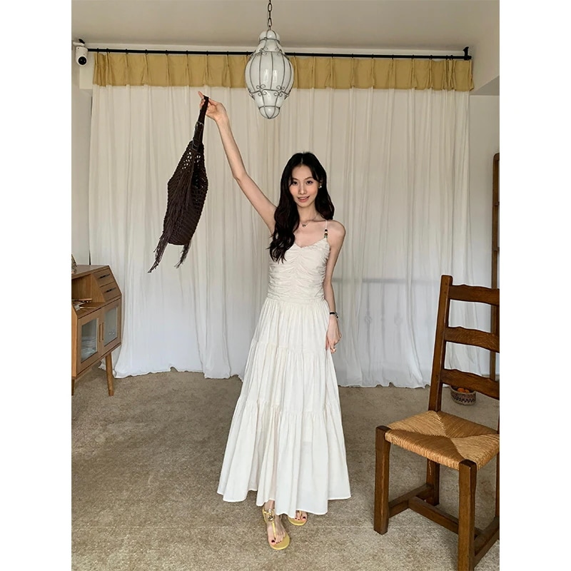 2025 新作 ワンピース 夏 半袖 長袖ワンピース ロングワンピース ロング シフォンワンピ ベアワンピ レースワンピ ドレス パーティードレス夏休み絵文字センスネックレースビーズデザイン