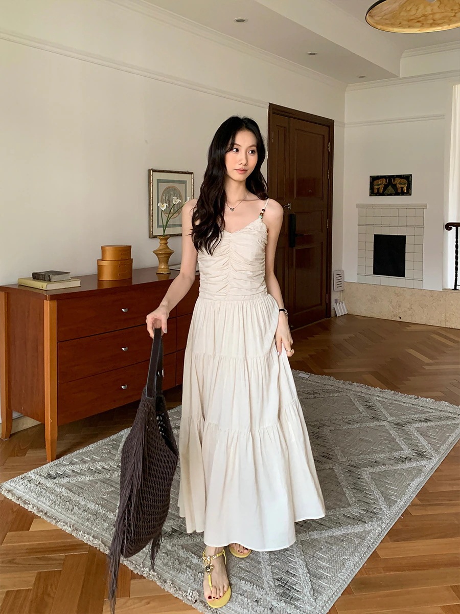 2025 新作 ワンピース 夏 半袖 長袖ワンピース ロングワンピース ロング シフォンワンピ ベアワンピ レースワンピ ドレス パーティードレス夏休み絵文字センスネックレースビーズデザイン