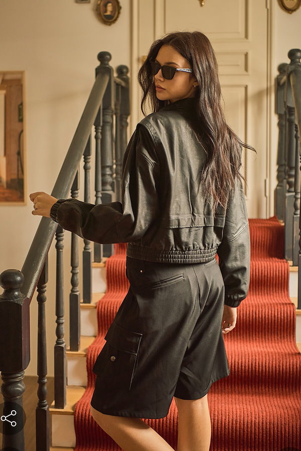 BITTER CELLS レザージャケット MUSINSA | BITTERCELLS Eco Leather Racing Jacket - Black