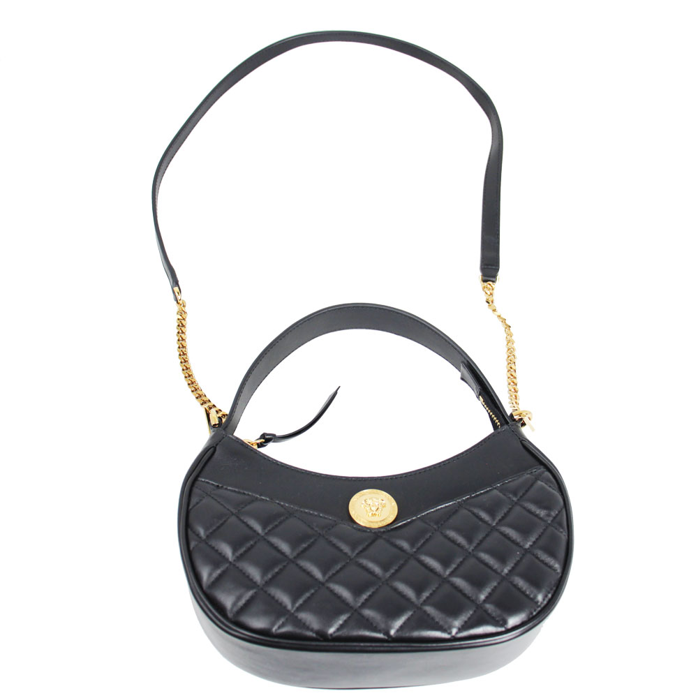 ハンド/ショルダーバッグ 2WAY メドゥーサ キルティング レザー ブラック 1011782 1A03912 ハンド/ショルダーバッグ 2WAY メドゥーサ キルティング レザー ブラック 1011782 1A03912