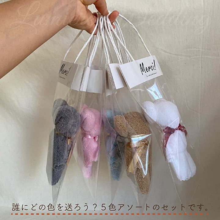 タオル ハンカチ ギフト プレゼント プチギフト タオルギフトくま タオルベア 個包装 10個(10 タオル ハンカチ ギフト プレゼント プチギフト タオルギフトくま タオルベア 個包装 10個(10