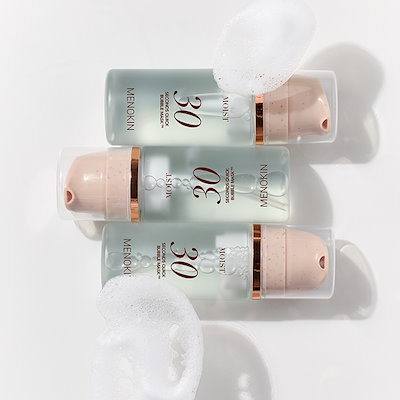 MENOKIN メノキン クイックバブルマスク 3本セット 試してみた】30秒クイックバブルマスク3種セット MENOKINの効果・肌質