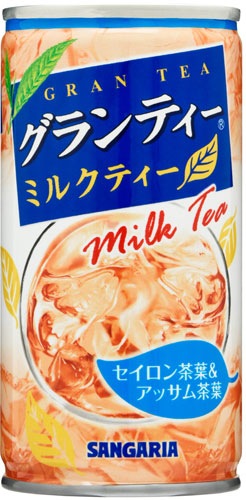 サンガリア グランティーミルクティー 190g 缶 60本(30本入×2 まとめ買い) サンガリア グランティーミルクティー 190g 缶 60本(30本入×2 まとめ買い)