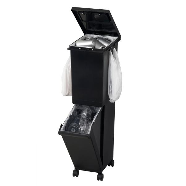 ゴミ箱 2段 分別 キャスター付き ごみ箱 キッチン リビング ふた付き 蓋 白 ホワイト 黒 ブラック おしゃれ スタイリッシュ スリム 容量 36L ゴミ箱 2段 分別 キャスター付き ごみ箱 キッチン リビング ふた付き 蓋 白 ホワイト 黒 ブラック おしゃれ スタイリッシュ スリム 容量 36L