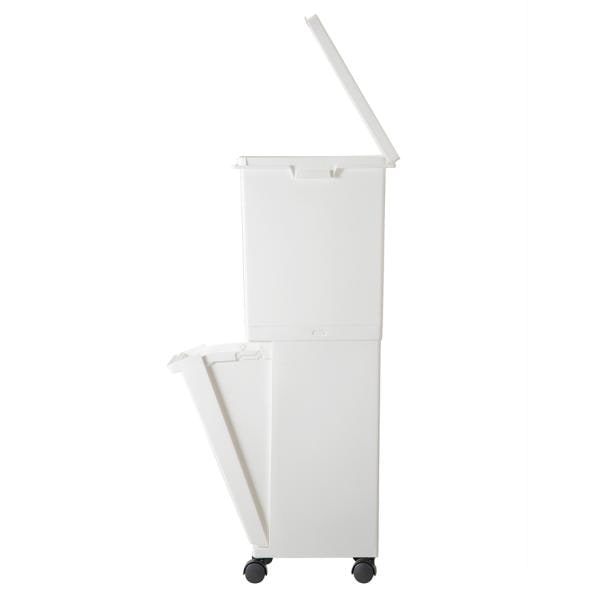 ゴミ箱 2段 分別 キャスター付き ごみ箱 キッチン リビング ふた付き 蓋 白 ホワイト 黒 ブラック おしゃれ スタイリッシュ スリム 容量 36L ゴミ箱 2段 分別 キャスター付き ごみ箱 キッチン リビング ふた付き 蓋 白 ホワイト 黒 ブラック おしゃれ スタイリッシュ スリム 容量 36L