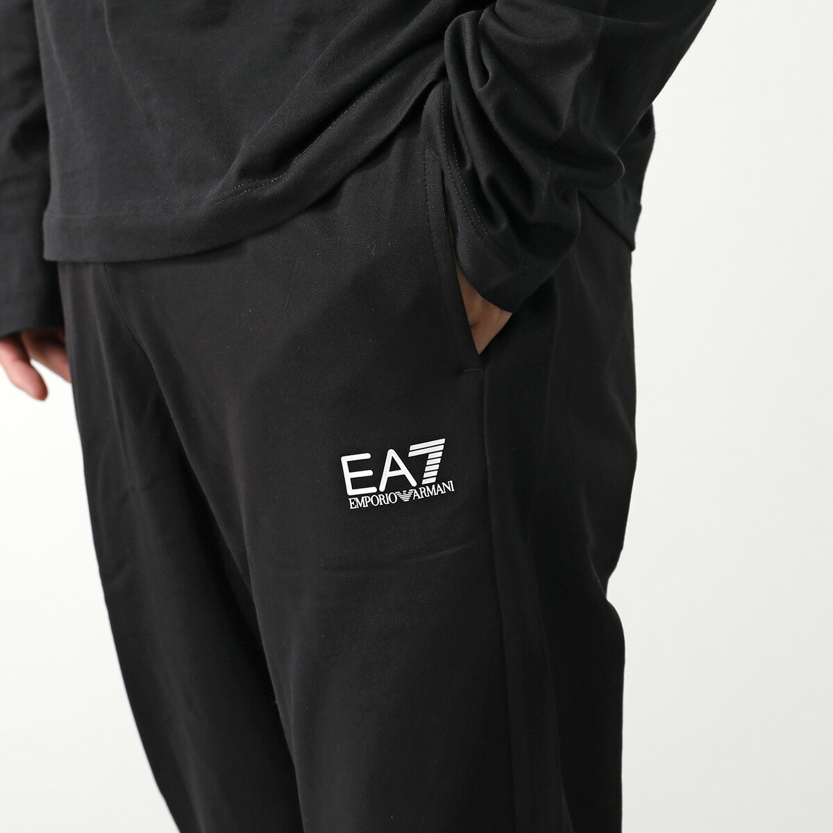 EA7 EMPORIO ARMANI エアセッテ エンポリオアルマーニ スウェットパンツ 8NPP66 PJVRZ メンズ コットン ロゴ カラー2色 EA7 EMPORIO ARMANI エアセッテ エンポリオアルマーニ スウェットパンツ 8NPP66 PJVRZ メンズ コットン ロゴ カラー2色
