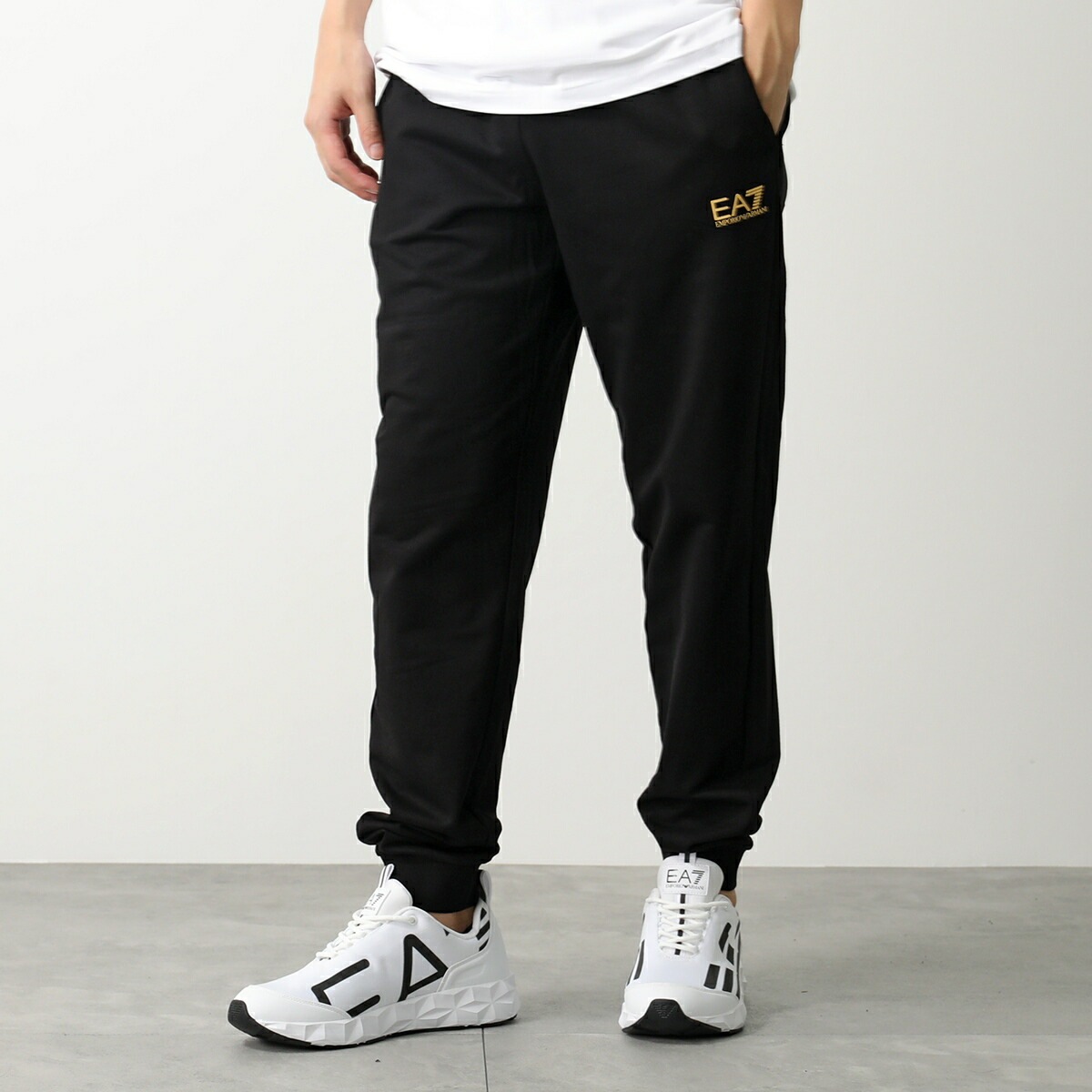 EA7 EMPORIO ARMANI エアセッテ エンポリオアルマーニ スウェットパンツ 8NPP66 PJVRZ メンズ コットン ロゴ カラー2色 EA7 EMPORIO ARMANI エアセッテ エンポリオアルマーニ スウェットパンツ 8NPP66 PJVRZ メンズ コットン ロゴ カラー2色