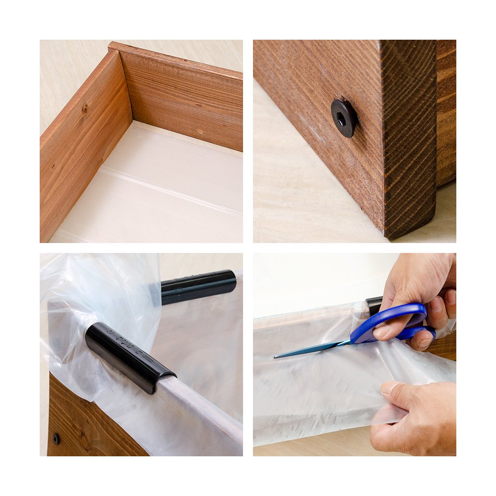 お手軽ビオトープ 池製作キット(W90XD30XH18.5cm) ブラウン CRC15―10―08―30―30 お手軽ビオトープ 池製作キット(W90XD30XH18.5cm) ブラウン CRC15―10―08―30―30