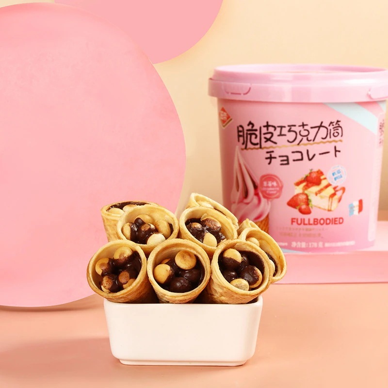 Wondy Phillips Chocolate Crispy Tube 178g Barrel Casual Puffed Biscuits Snacks ffice Snacks Wondy Phillips Chocolate Crispy Tube 178g Barrel Casual Puffed Biscuits Snacks ffice Snacks