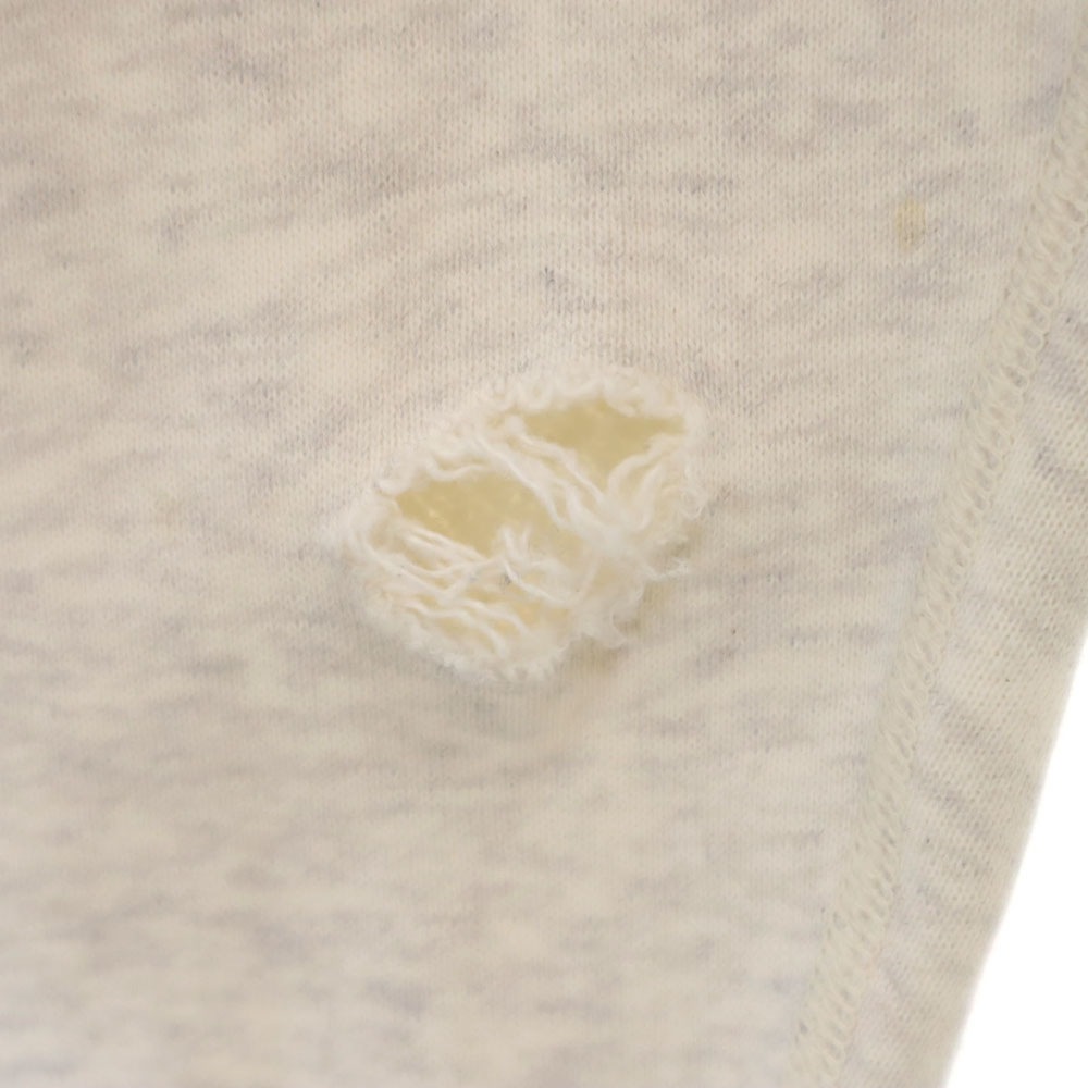 バックプリント 長袖 スウェット トレーナー M ライトグレー メンズ