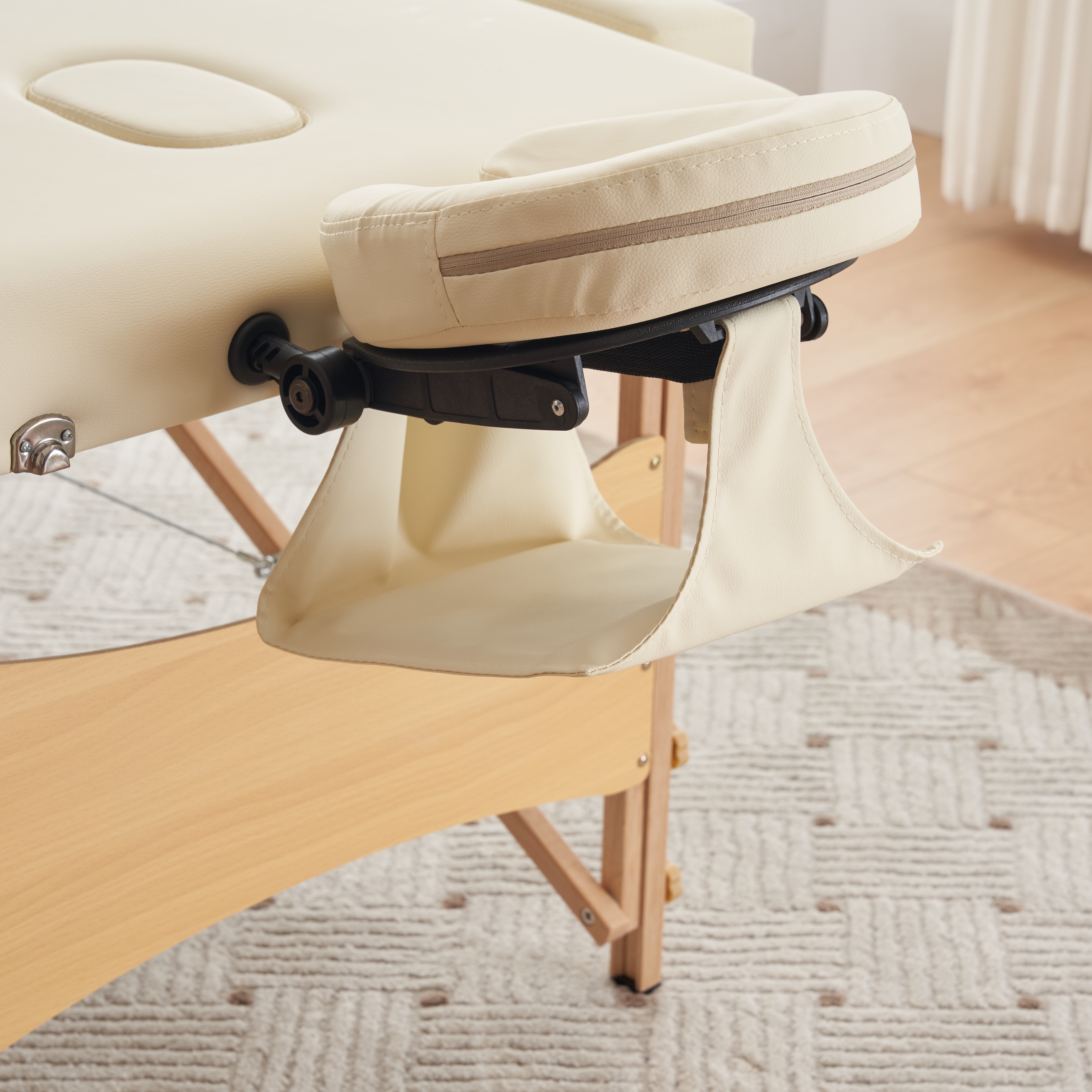 マッサージベッド 折りたたみ コンパクト 超軽量 エステベッド グレー