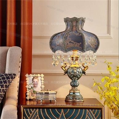 デスクライト ベッドルームヘッドライト テーブルランプ 電気スタンド 豪華 感 レトロ 雰囲気 古典芸術 ホテル 書斎 寝室 部屋 間接照明 リモコン電球付