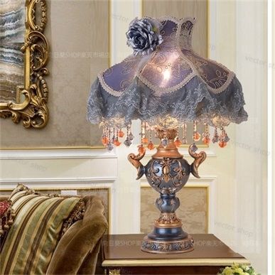 デスクライト ベッドルームヘッドライト テーブルランプ 電気スタンド 豪華 感 レトロ 雰囲気 古典芸術 ホテル 書斎 寝室 部屋 間接照明 リモコン電球付