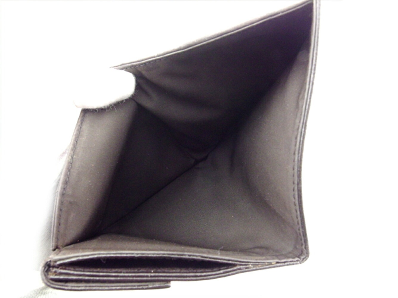 Wホック 財布 二つ折り 財布 ブラウン 中古 Wホック 財布 二つ折り 財布 ブラウン 中古