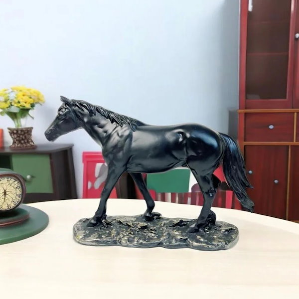 Qoo10] オブジェ 馬 置物 オーナメント クリエ