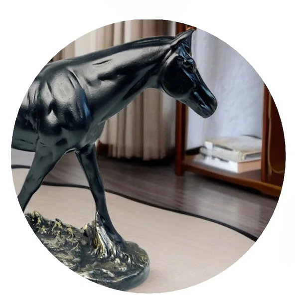 Qoo10] オブジェ 馬 置物 オーナメント クリエ