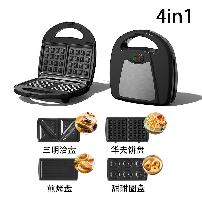 テンインワン朝食マシン多機能サンドイッチマシン家庭用トースターワッフルマシンドーナツケーキトースター テンインワン朝食マシン多機能サンドイッチマシン家庭用トースターワッフルマシンドーナツケーキトースター