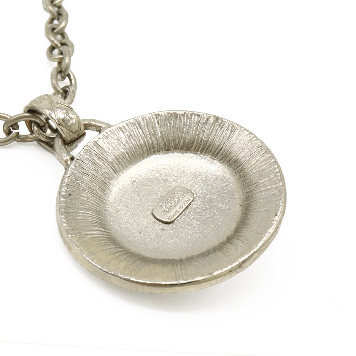 ェ ヴェルサーチ メドゥーサ メデューサ チェーンネックレス ペンダント スター メタル ストーン シルバ ェ ヴェルサーチ メドゥーサ メデューサ チェーンネックレス ペンダント スター メタル ストーン シルバ