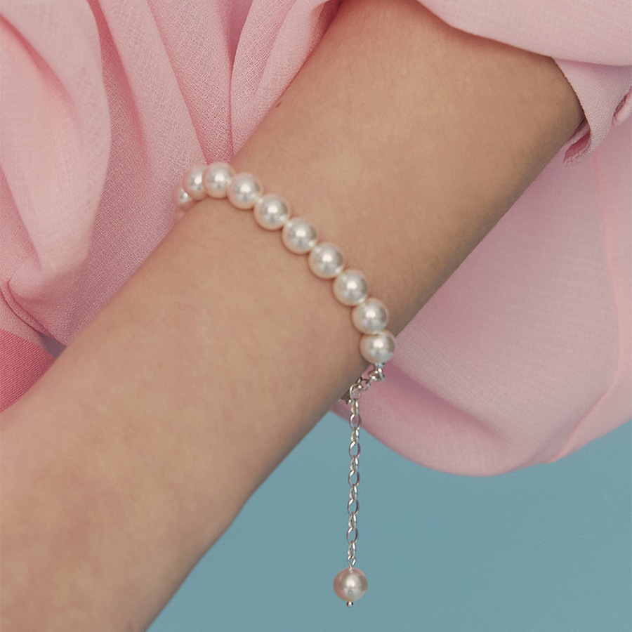 AESPAウィンタ VIVIZウナ着用/ベーシック スワロフスキーパール ブレスレット(2color) AESPAウィンタ VIVIZウナ着用/ベーシック スワロフスキーパール ブレスレット(2color)