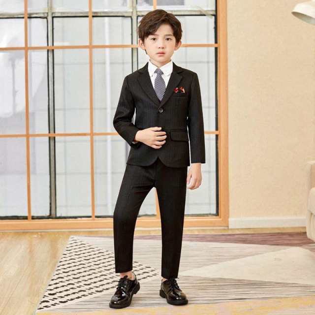 小学校 卒業式 子供服 入学式 スーツ 男の子 キッズ ワイシャツ ネクタイ ブレザー ベスト ズボン