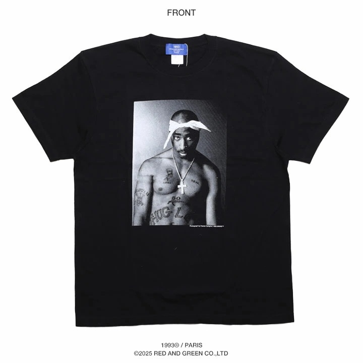 993 DESIGNED WORLD HIPHOP Tシャツ 半袖 メンズ レディース 春夏用 黒/白 大きいサイズ ナインティーンナインティスリー 2PAC
