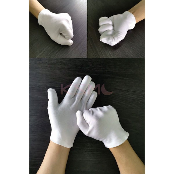 爆売り！】 白手袋 警備 スムス手袋 作業用手袋 白 サンプル 品質管理用1001