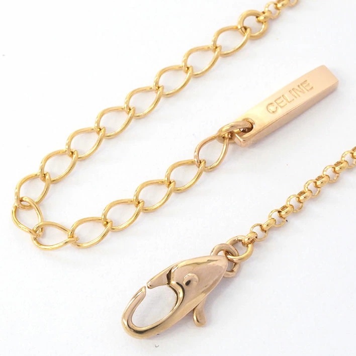 【新品仕上げ済み】【新品同様】セリーヌ トリオンフ 透かしリング K18PG ダイヤモンド 【ペンダント】