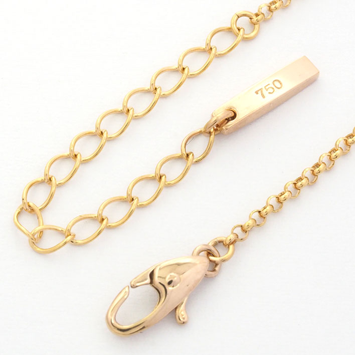 【新品仕上げ済み】【新品同様】セリーヌ トリオンフ 透かしリング K18PG ダイヤモンド 【ペンダント】