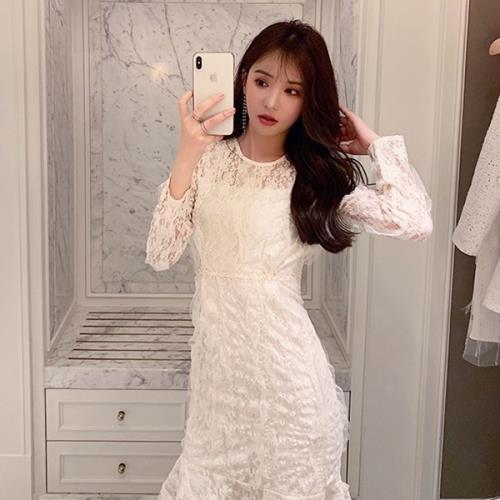 【即納】ワンピース パーティードレス レースワンピース マーメイド 韓国 花柄 秋 冬 長袖 ミモレ丈 おしゃれ 可愛い 総レース フォーマルドレス カクテルドレス キャバドレス エレガント フェミニ 【即納】ワンピース パーティードレス レースワンピース マーメイド 韓国 花柄 秋 冬 長袖 ミモレ丈 おしゃれ 可愛い 総レース フォーマルドレス カクテルドレス キャバドレス エレガント フェミニ