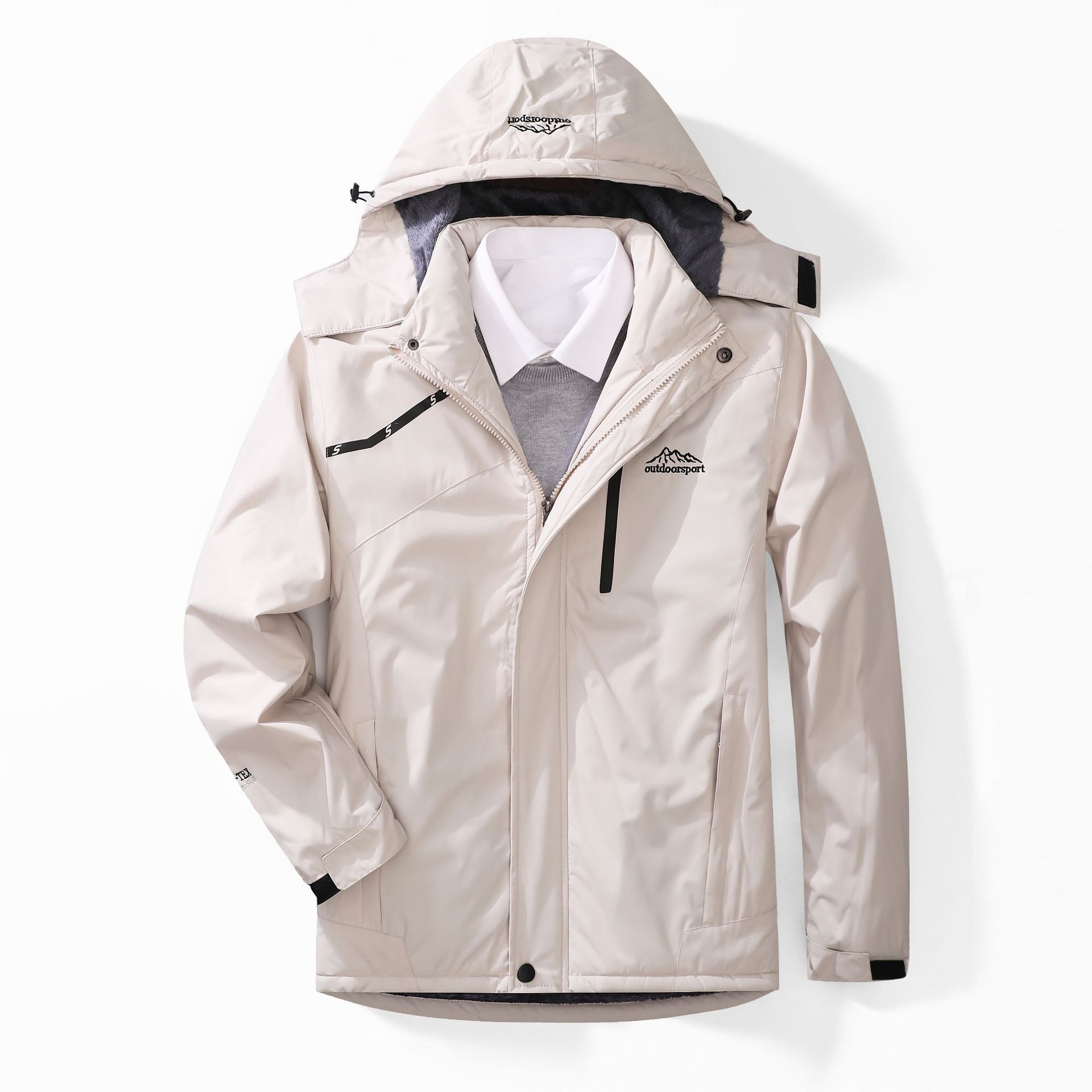 S9XL韓国uvカットカーディガン大きいサイズ 撥水 スポーツ薄手男女兼用S9XLファクトリー直販カスタムウィンタージャケットメンズプラスベルベット厚手アウトドア登山スーツ耐寒性ウォームフ