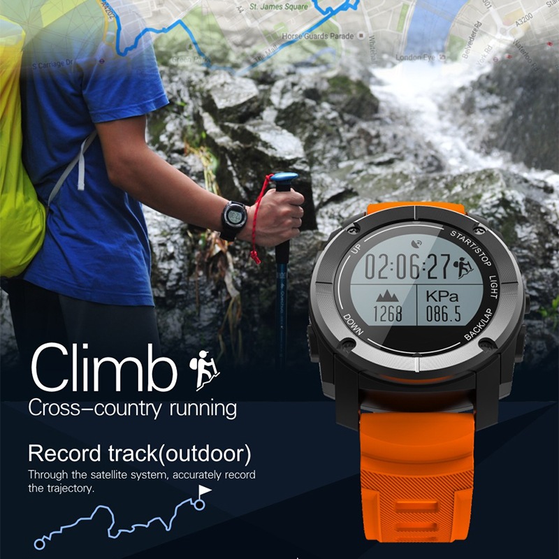 GPSプロ空気圧温度心拍数プロスポーツ時... : 腕時計・アクセサリー 超激得新作
