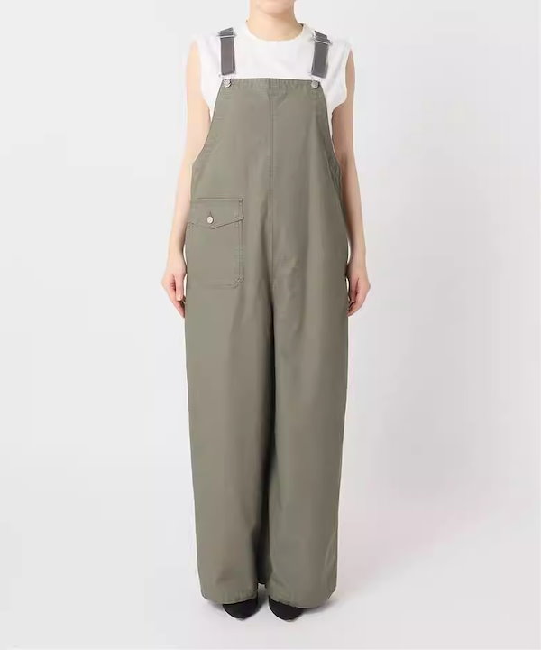 Spick and Span リップストップオーバーオール