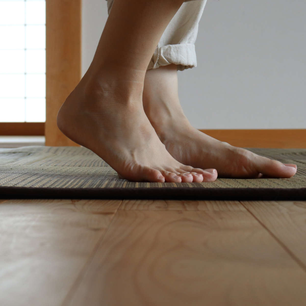 ラグ 240x240cm ラグマット 市松模様のふっくらい草ラグ クレパス ラグ 240x240cm ラグマット 市松模様のふっくらい草ラグ クレパス