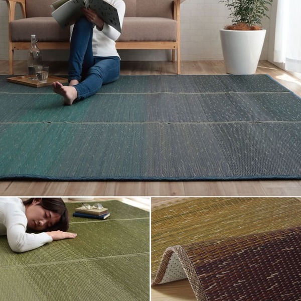 ラグ 小林製薬 持続性抗菌剤 KOBA-GUARD 制菌 滑り止め 不織布 夏 い草 ブルー 約19 ラグ 小林製薬 持続性抗菌剤 KOBA-GUARD 制菌 滑り止め 不織布 夏 い草 ブルー 約19