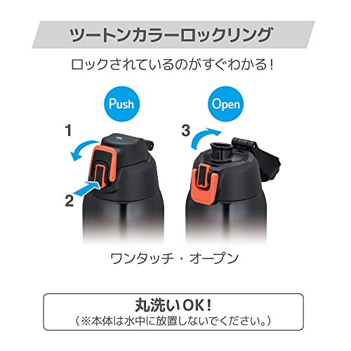 サーモス 水筒 真空断熱スポーツボトル 1.5L ブラックバレンシア 保冷専用 FHT-1502F BKV