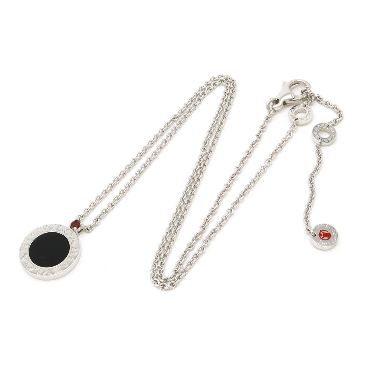 ブルガリブルガリ セーブザチルドレン ネックレス ペンダント SV925 シルバー オニキス ルビー 35691 ブルガリブルガリ セーブザチルドレン ネックレス ペンダント SV925 シルバー オニキス ルビー 35691
